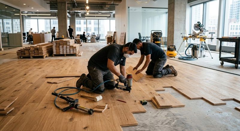 Commercial Hardwood Service in Hyde Park, MA