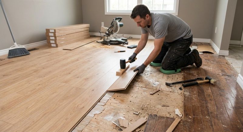 Laminate Floor Installation in Dedham, MA