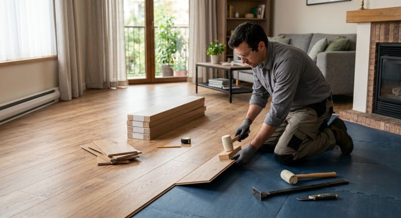 Laminate Floor Installation in Jamaica Plain, MA