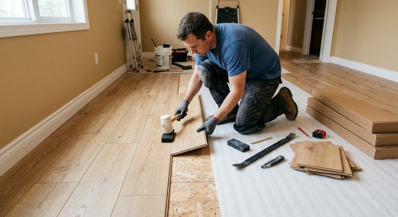 Laminate Floor Installation in Mansfield, MA