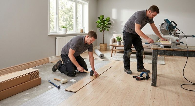 Laminate Floor Installation in West Roxbury, MA