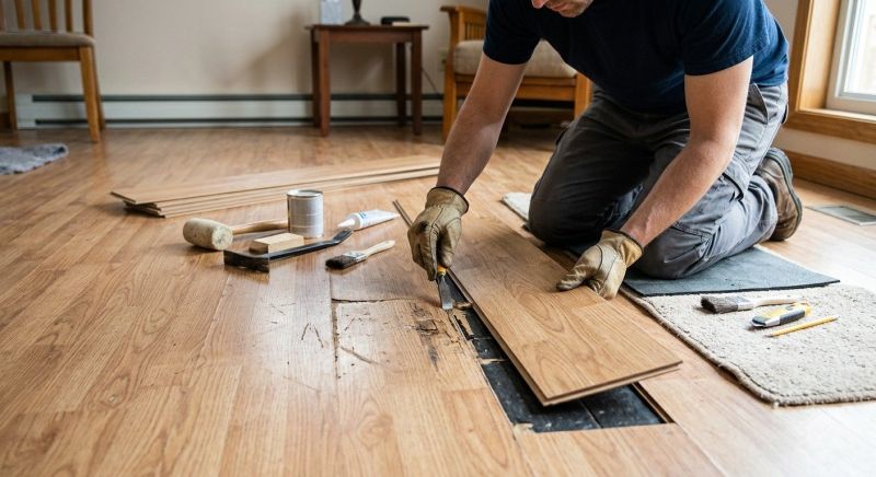 Laminate Floor Repair in Chelsea, MA