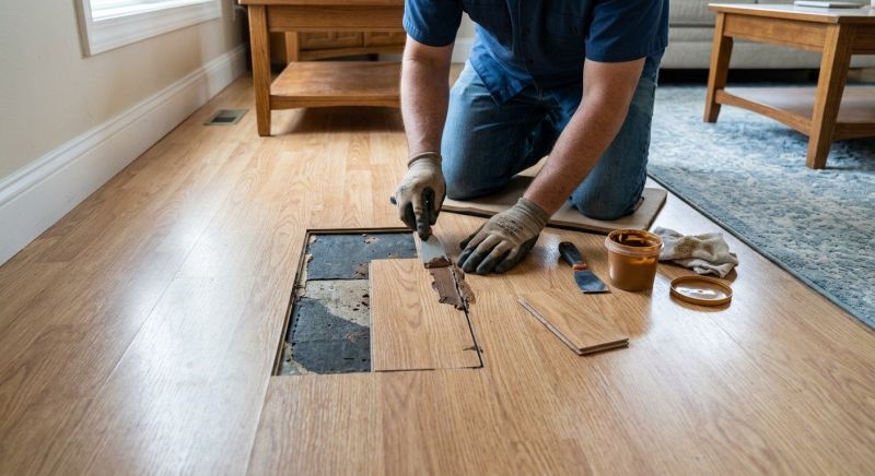 Laminate Floor Repair in Dedham, MA