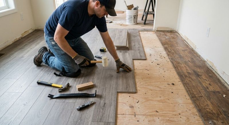 Laminate Floor Replacement in Bristol County, MA