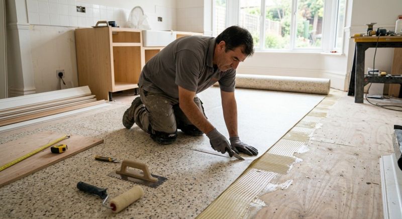 Linoleum Floor Installation in East Bridgewater, MA