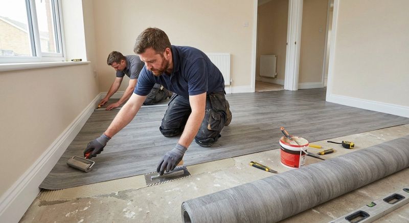 Sheet Flooring Installation in Abington, MA