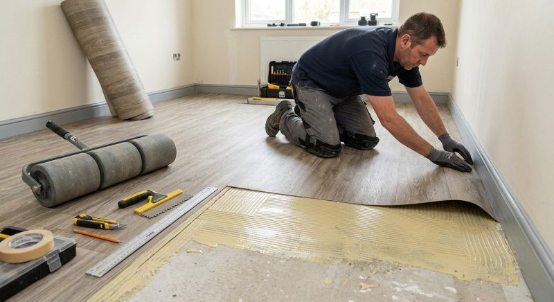 Sheet Flooring Installation in Medford, MA