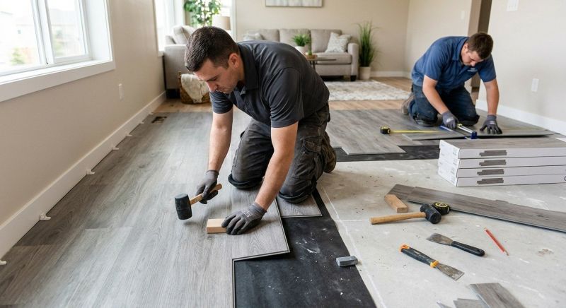Vinyl Flooring Installation in Brookline, MA