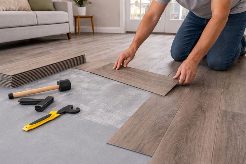 Vinyl Plank Floor Installation in Norwell, MA